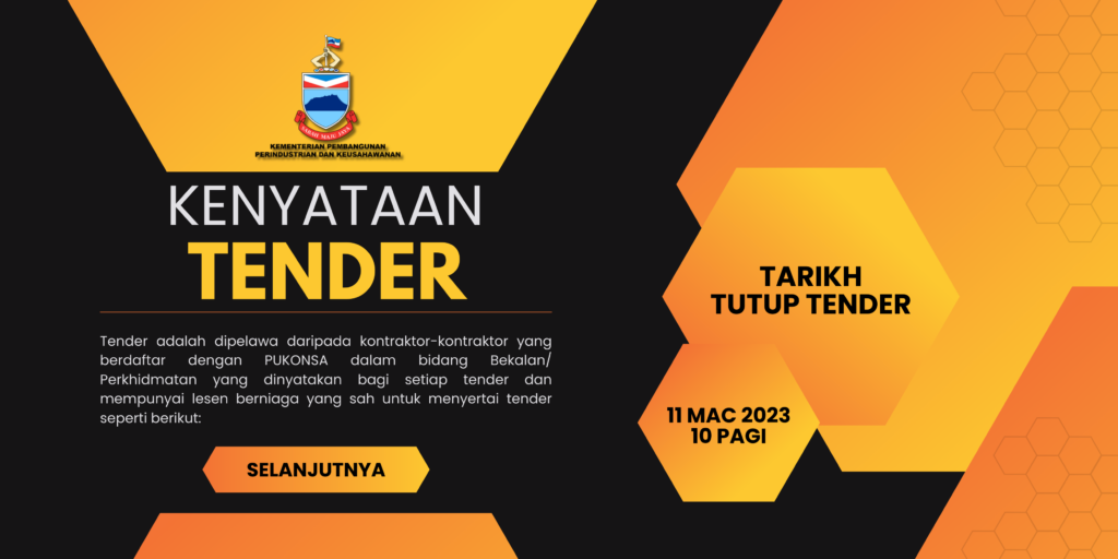 Kenyataan Tender